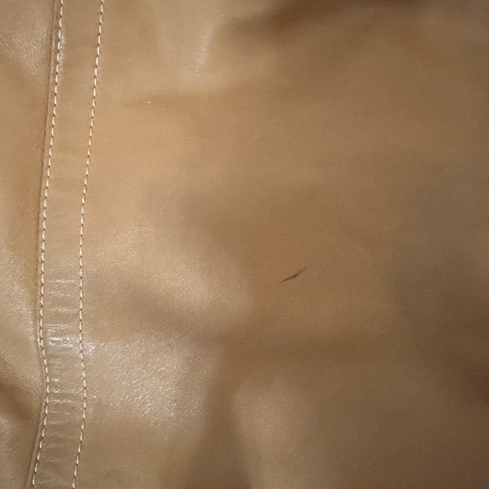 Tan Leather Coach Tote Bag - Picture 5 of 9